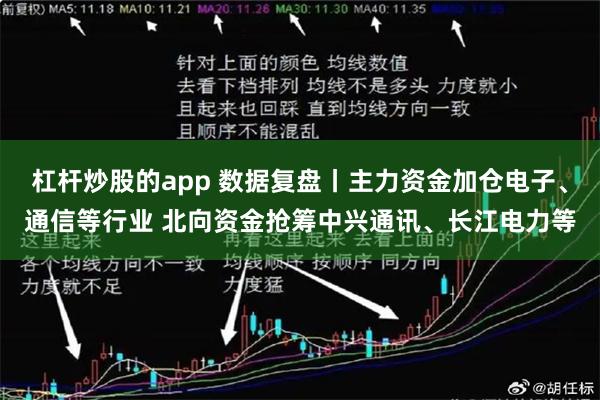 杠杆炒股的app 数据复盘丨主力资金加仓电子、通信等行业 北向资金抢筹中兴通讯、长江电力等