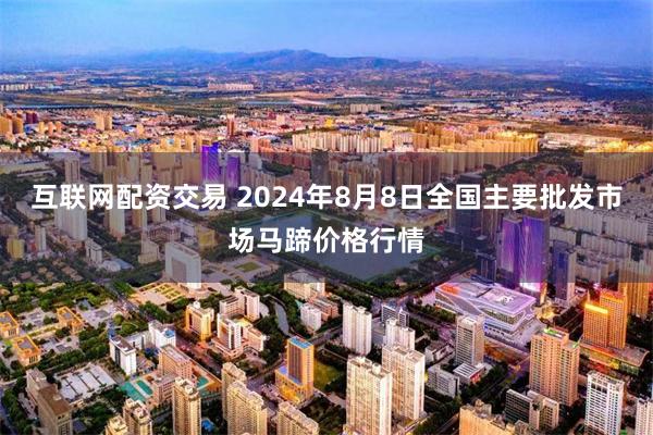 互联网配资交易 2024年8月8日全国主要批发市场马蹄价格行情