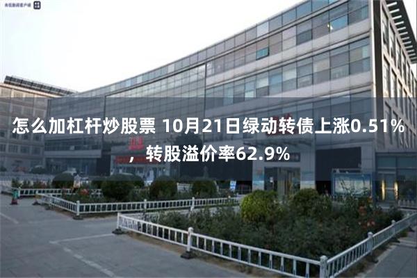 怎么加杠杆炒股票 10月21日绿动转债上涨0.51%，转股溢价率62.9%