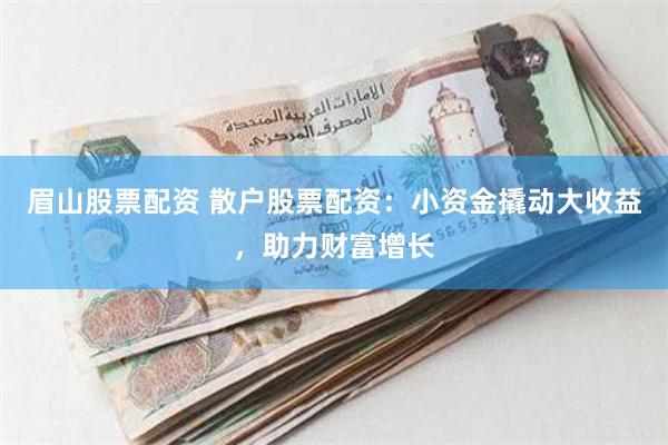 眉山股票配资 散户股票配资：小资金撬动大收益，助力财富增长