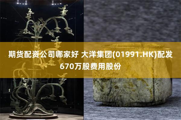 期货配资公司哪家好 大洋集团(01991.HK)配发670万股费用股份